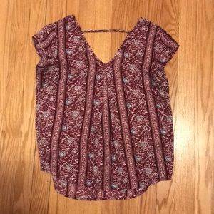Maroon Blouse